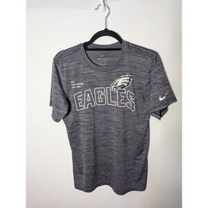Nike Dri-FIT Eagles NFL T-Shirt Gray Heather Training Top Size small